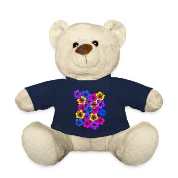 Flower carpet - Teddy Bear - french navy - Front