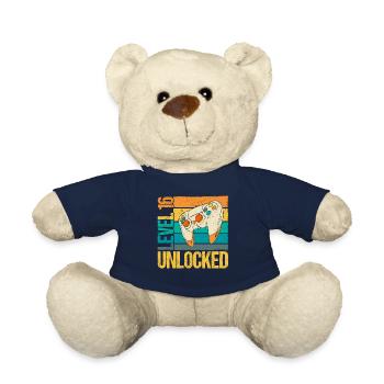 Level 16 Unlocked - Teddy Bear - french navy - Front