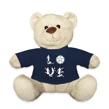 Soccer LOVE Soccer Player Love Soccer - Teddy - French Navy - Vorne