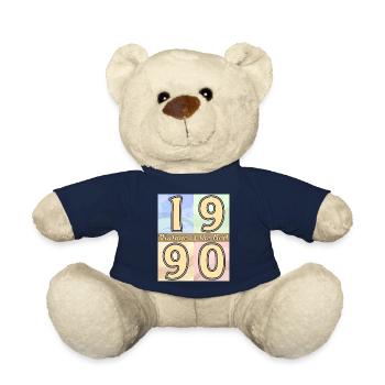 BIRTHDAY YEAR 1990 - Teddy Bear - french navy - Front