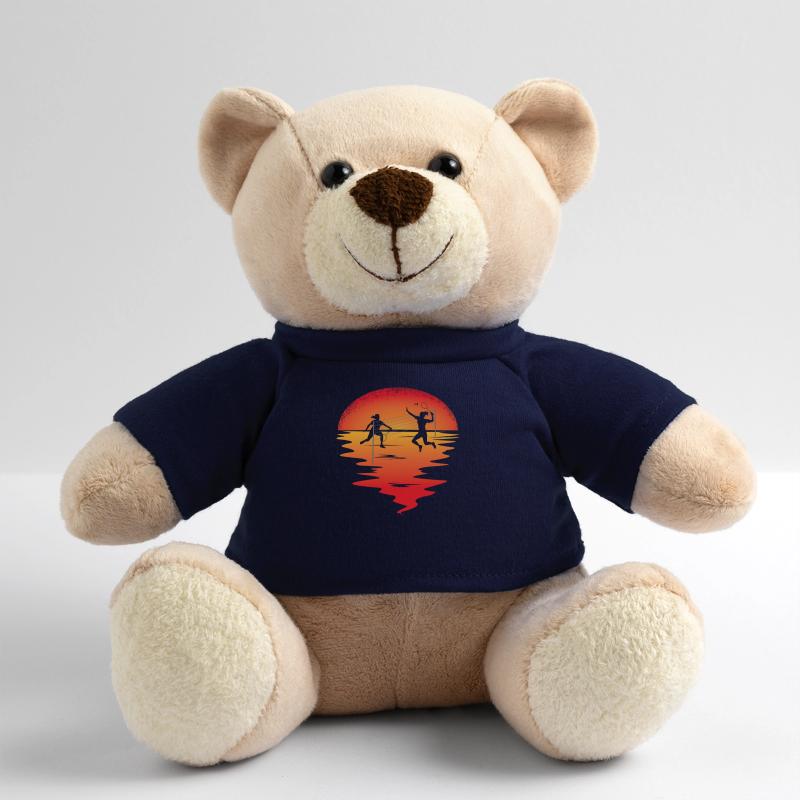 Conception d’idée cadeau de joueur de badminton Nounours