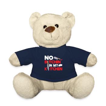 Chef Cook Kitchen Restaurant Knives Cookout - Teddy Bear - french navy - Front