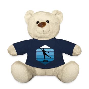 Damen Körpergymnastik Fitnesstraining Aerobic - Teddy - French Navy - Vorne