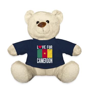Cameroon Souvenir - Teddy Bear - french navy - Front