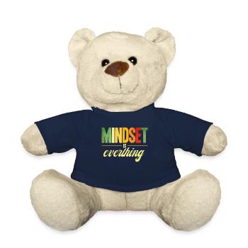 Mindset Is Everthing - Teddy Bear - french navy - Front