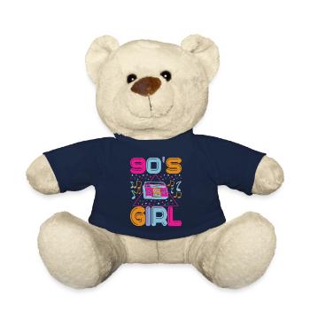 90s 90s 90s Party - Teddy Bear - french navy - Front