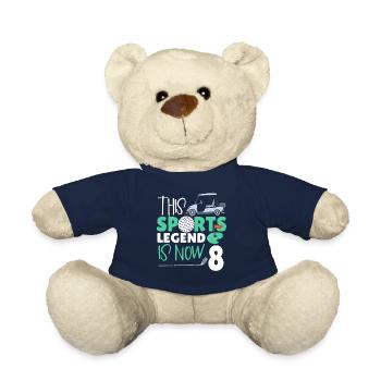 Cette légende du sport a maintenant 8 ans, jeu de golf 8. - Nounours - bleu marine - Devant