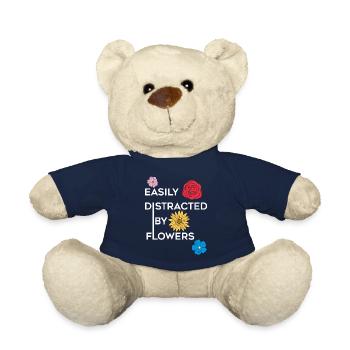 Distrait par les fleurs | Nature Gardening Florist - Nounours - bleu marine - Devant