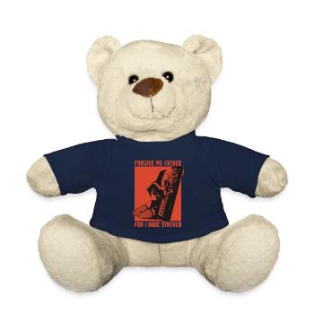 Synth Techno Music Funny Synthesizer - Teddy Bear - french navy - Front