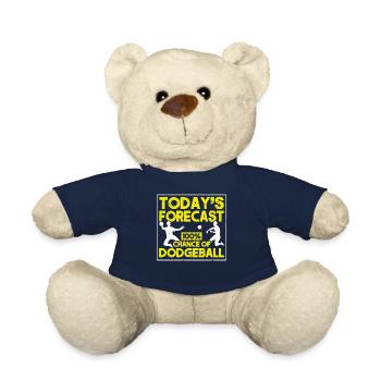 Dodgeball Player Gift Ball Games Dodgeball - Teddy Bear - french navy - Front