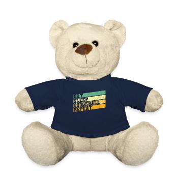 Dodgeball Player Gift Ball Games Dodgeball - Teddy Bear - french navy - Front