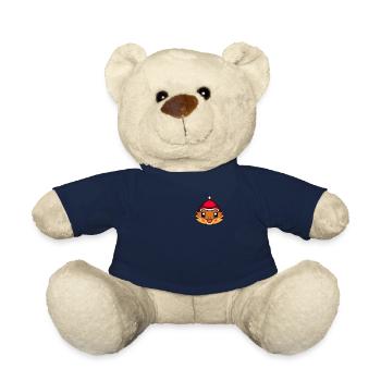 Verpixelte Bartagame Weihnachten Lustige Bartagame - Teddy - French Navy - Vorne