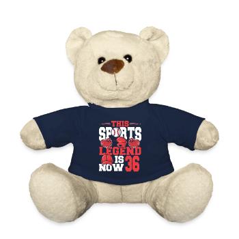 Cette légende du sport a maintenant 36 ans, match de baseball - Nounours - bleu marine - Devant