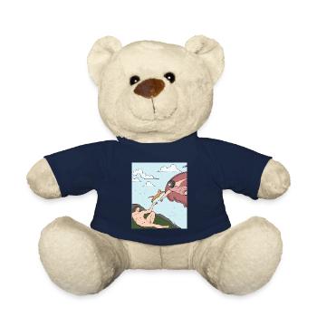Kunstgeschichte Bildende Kunst Michelangelo Katze - Teddy - French Navy - Vorne