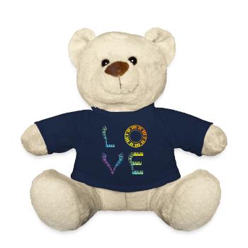 Claviériste Pianiste Claviériste Piano Love Piano - Nounours - bleu marine - Devant