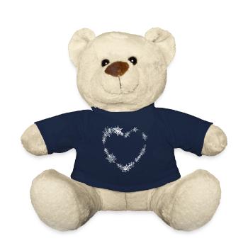 Joyeux Noël Drôle de Chemise de Noël - Nounours - bleu marine - Devant