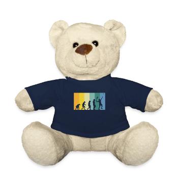 Evolution Tennis - Tennisspieler vintage Farben - Teddy - French Navy - Vorne