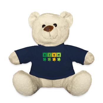 Funny St. Patrick's Day Science Teacher Irish - Teddy Bear - french navy - Front