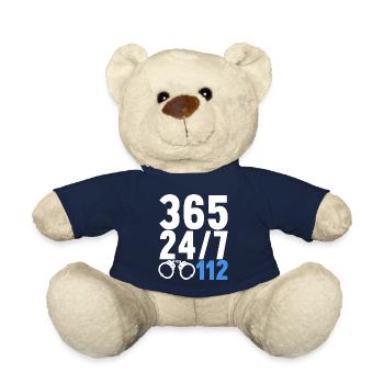 Policier - Nounours - bleu marine - Devant