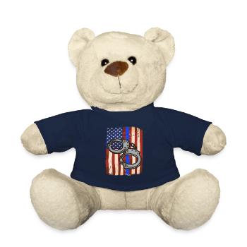 Policier - Nounours - bleu marine - Devant