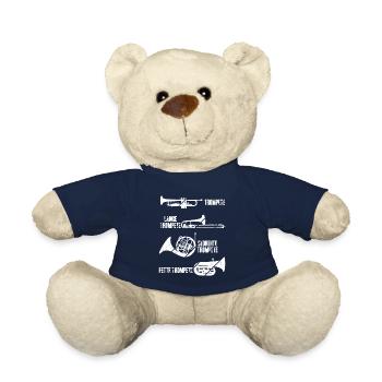 Trompete Blasmusik Horn Musikliebhaber Geschenk Tr - Teddy - French Navy - Vorne