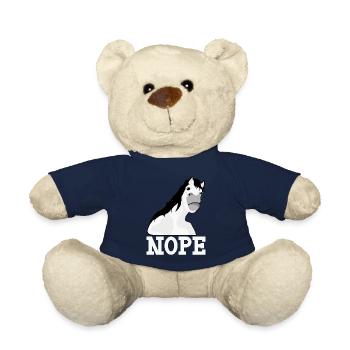 Pferd Nein Protest Ablehnung Nö Dagegen - Teddy - French Navy - Vorne