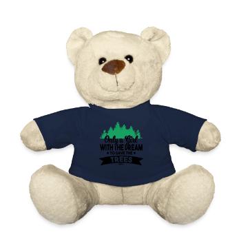 Mädchen mit dem Traum Bäume zu retten - Teddy - French Navy - Vorne