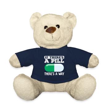 Apotheker Pharmazietechniker Wenn es eine Pille gi - Teddy - French Navy - Vorne