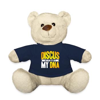 Discus Throw Discus Thrower Cadeau - Nounours - bleu marine - Devant