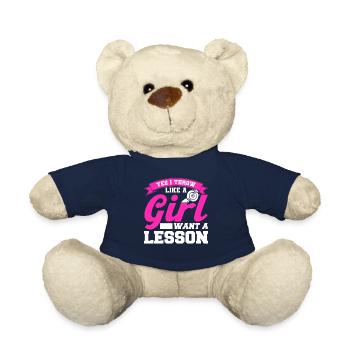 Discus Throw Discus Thrower Cadeau - Nounours - bleu marine - Devant