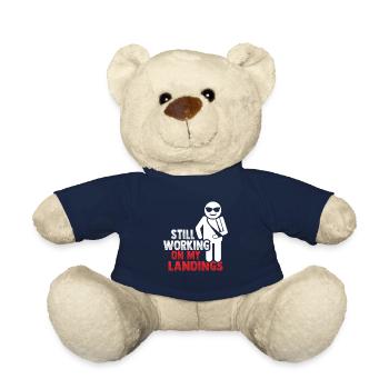 Fractured arm Broken arm - Teddy Bear - french navy - Front