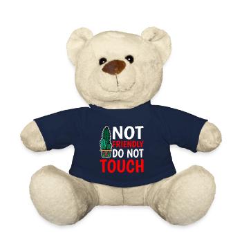 Pas amical, ne touchez pas 14 - Nounours - bleu marine - Devant