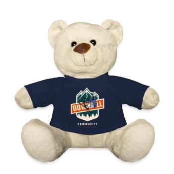 Cascade de ski alpin freestyle - Nounours - bleu marine - Devant