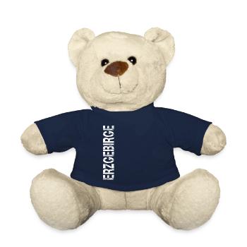 Erzgebirge Wortart Arzgebirg Haamit Sachsen - Teddy - French Navy - Vorne