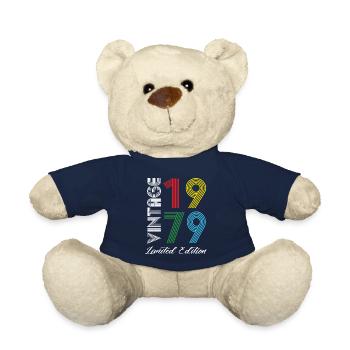 Vintage 1979 Vintage Geburtstag Retro Vintage - Teddy - French Navy - Vorne