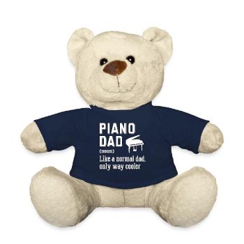 Pianiste Pianiste Piano - Nounours - bleu marine - Devant