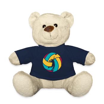 Volleyball retro Ball Volleyballer - Teddy - French Navy - Vorne