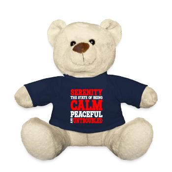 Serenity, Being Calm, Peaceful, And Untroubled 2 - Teddy - French Navy - Vorne