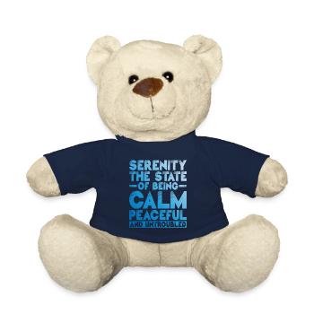 Serenity, Being Calm, Peaceful, And Untroubled 1 - Teddy - French Navy - Vorne