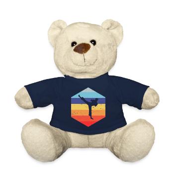 Kickboxer Kickbox Boxen Kickboxen Kickboxing - Teddy Bear - french navy - Front