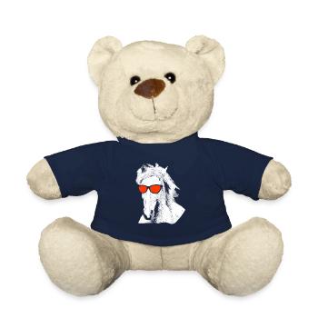 Pferd Sonnenbrille Uralub Reiten Pferdeliebe Pferd - Teddy - French Navy - Vorne