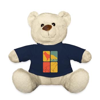 Weißer Schäferhund Retro Schäferhunde - Teddy - French Navy - Vorne