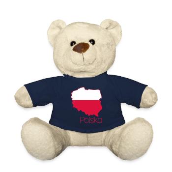 Polen Polnische Flagge Pole - Teddy - French Navy - Vorne