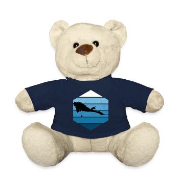 Plongeur Plongeur Libre Plongeur Tauchen - Nounours - bleu marine - Devant