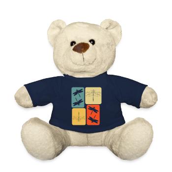 Libellen Insekten retro Libelle - Teddy - French Navy - Vorne