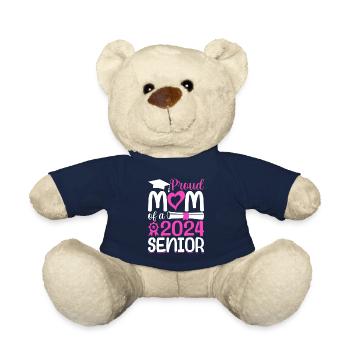 Lustige Stolze Mutter Eines Abschlussgeschenks - Teddy - French Navy - Vorne