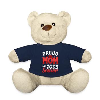 Lustige Stolze Mutter Eines Abschlussgeschenks - Teddy - French Navy - Vorne