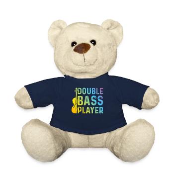 Contrebassiste - Contrebasse - Nounours - bleu marine - Devant