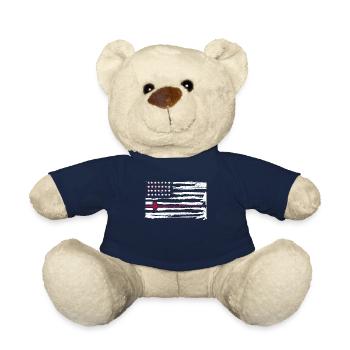 Vintage Fechten amerikanische Flagge - Teddy - French Navy - Vorne