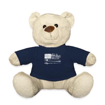 American fencing equipment Patriotic USA - Teddy Bear - french navy - Front